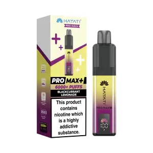 Hayati Pro Max Plus 6000 Prefilled Pod Kit - 20mg | Blackcurrant Lemonade